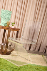 Acrylic Zig Zag Chair