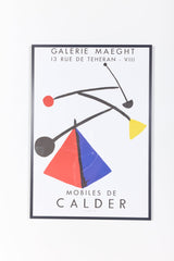 "Mobiles de Calder" Exhibition Poster