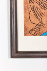 "Mélancolie" (2005), Signed Lithograph in Frame