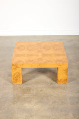 Burl Coffee Table