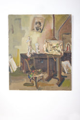 Artist's Studio Still Life Oil Painting