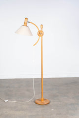 Arc Pivot Floor Lamp in Pine