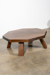 Belgian Wood Hex Coffee Table 2