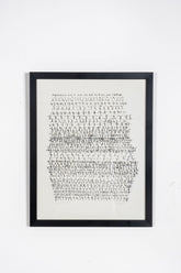 Black + White 'Etchings' Print, 1964