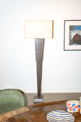 Black Wood Floor Lamp, Tall