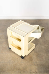 Boby Storage Trolley, Extra Low White
