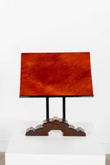 Burl Wood Veneer Book Stand