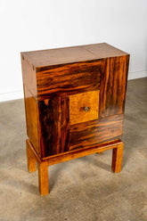 1930s Italian Wood Bar Cabinet
