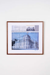 "Wrapped Reichstag (Project for Berlin)" (1993), Signed Print