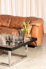 2-Piece Leather Corner Sofa