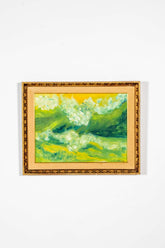 "Eternal Waves", Impressionist Seascape with Wood Frame