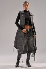 KEEP YOU WAITING DENIM VEST