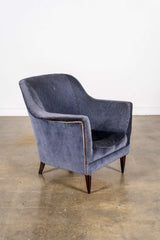1950s Low Curved Armchair