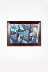 Abstract Fisherman Painting