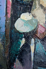 Abstract Fisherman Painting