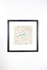Abstract Hand-Coloured Etching 2