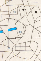 Abstract Hand-Coloured Etching 2