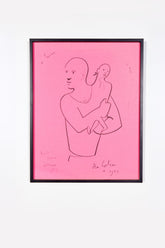 "Picasso et Homme" / "Picasso and Son" Print, 1955