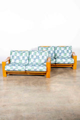 1950s Loveseat with New Cushions
