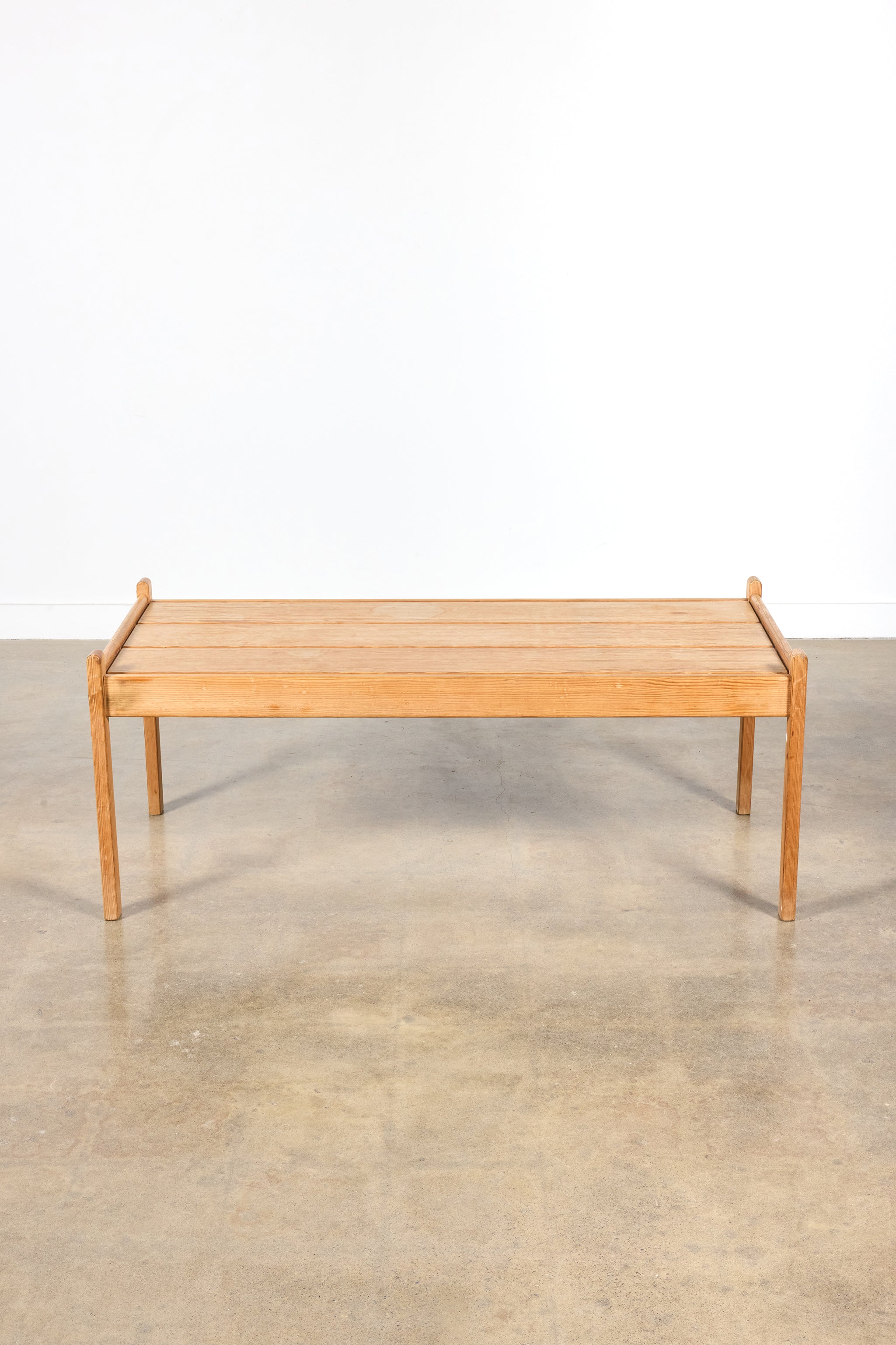 Belgian Pine Slat Coffee Table