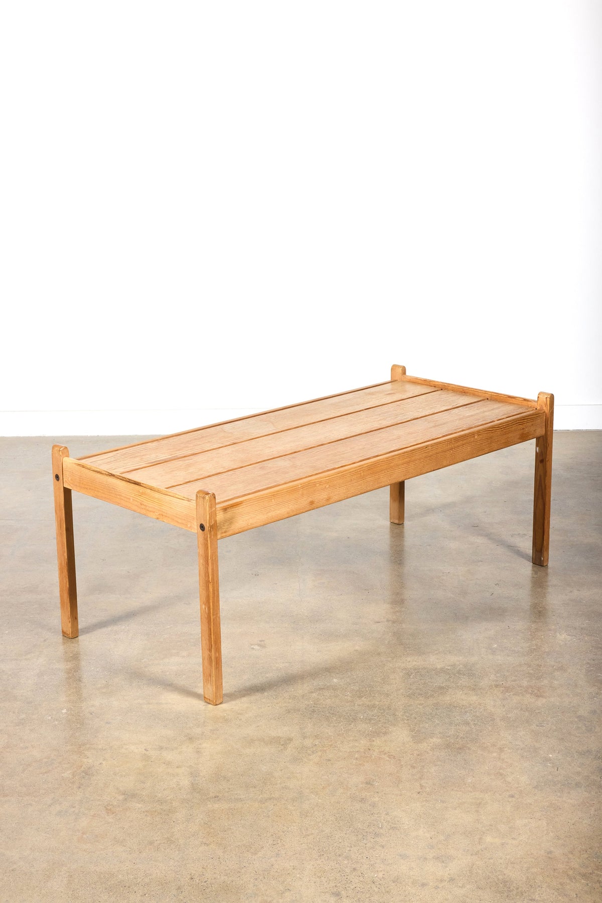 Belgian Pine Slat Coffee Table