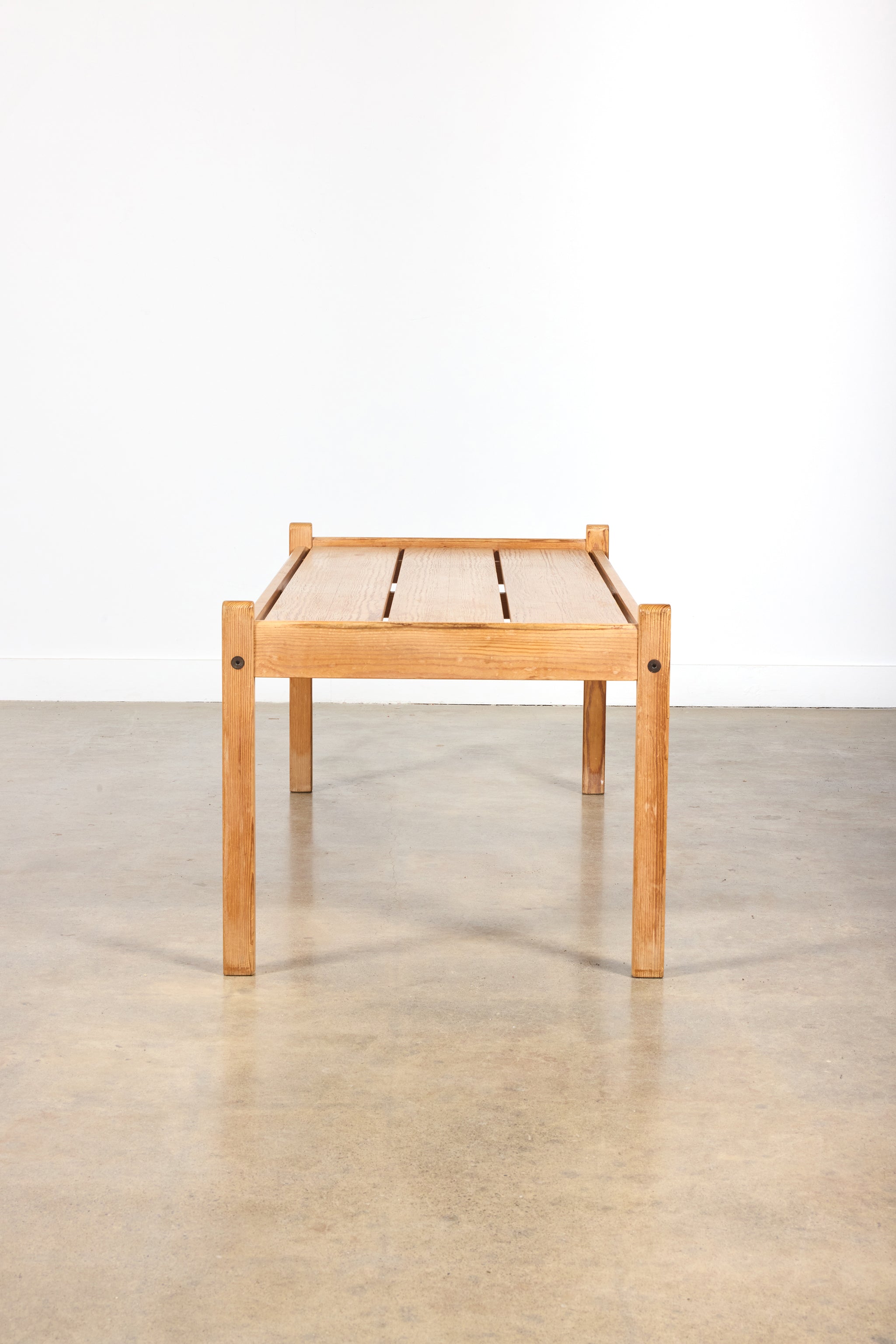 Belgian Pine Slat Coffee Table