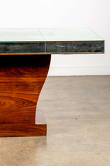 1930s Mirror Top Dining Table