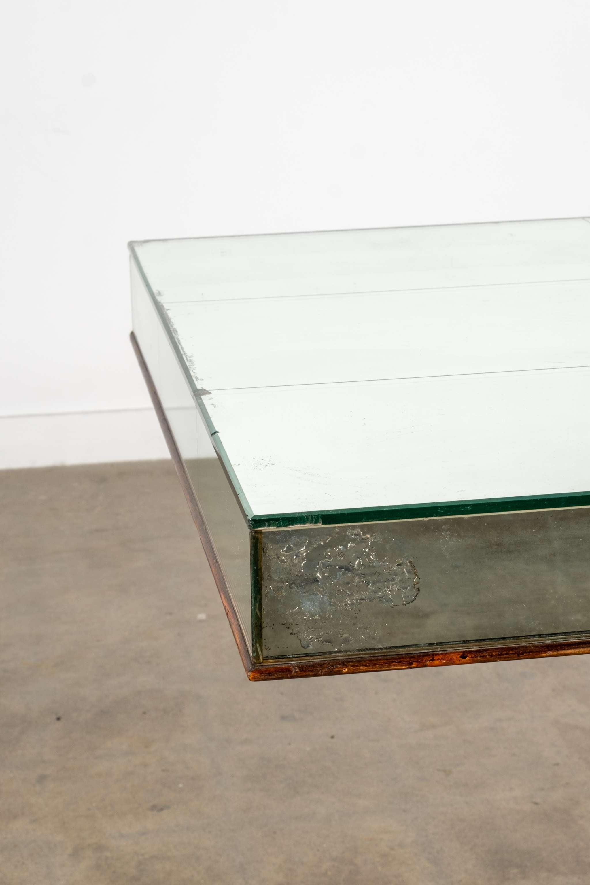 1930s Mirror Top Dining Table