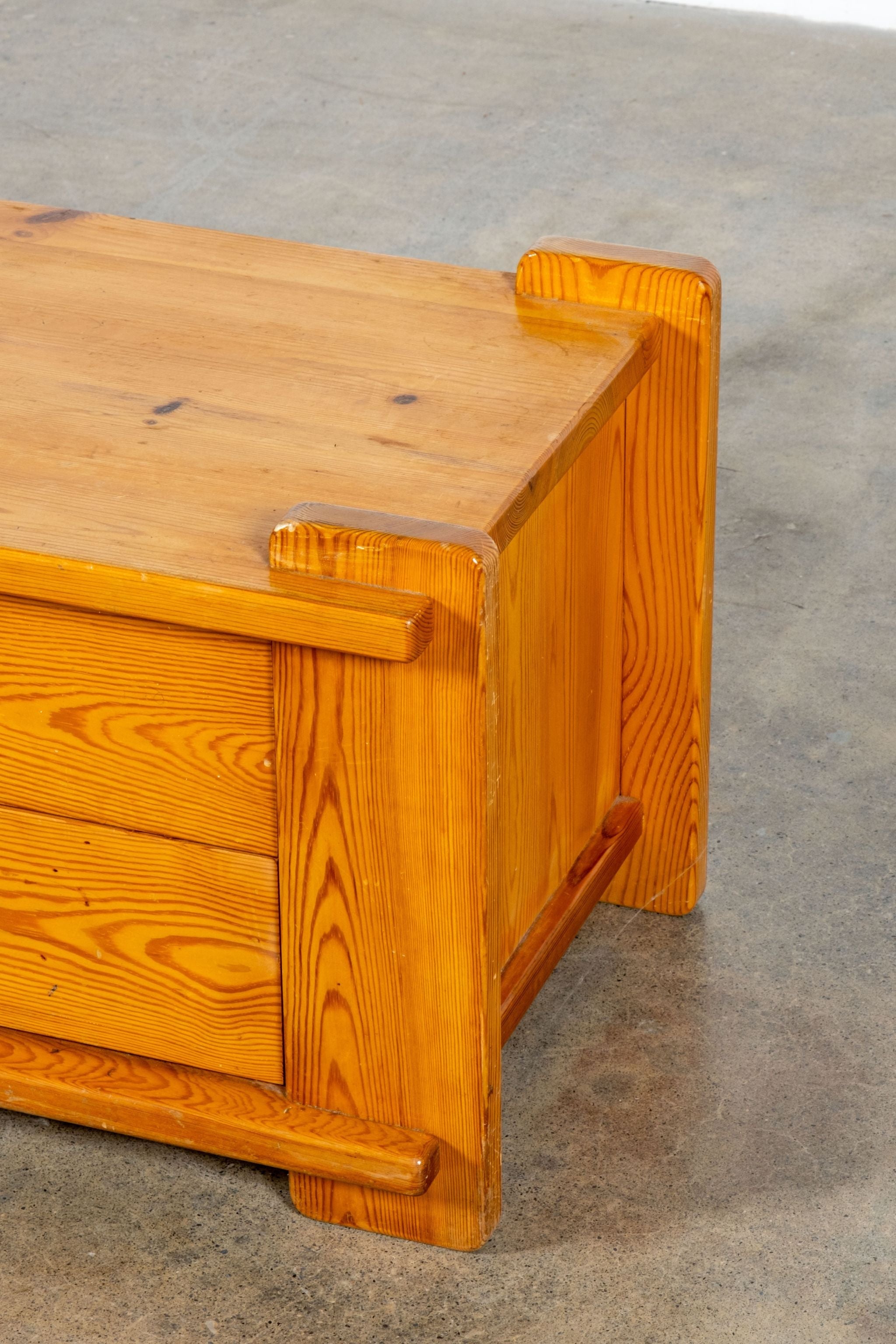 1950s Low Elm Chest