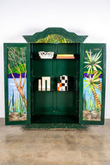 1970s Handpainted Mexican Cabinet