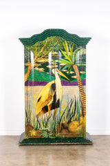 1970s Handpainted Mexican Cabinet