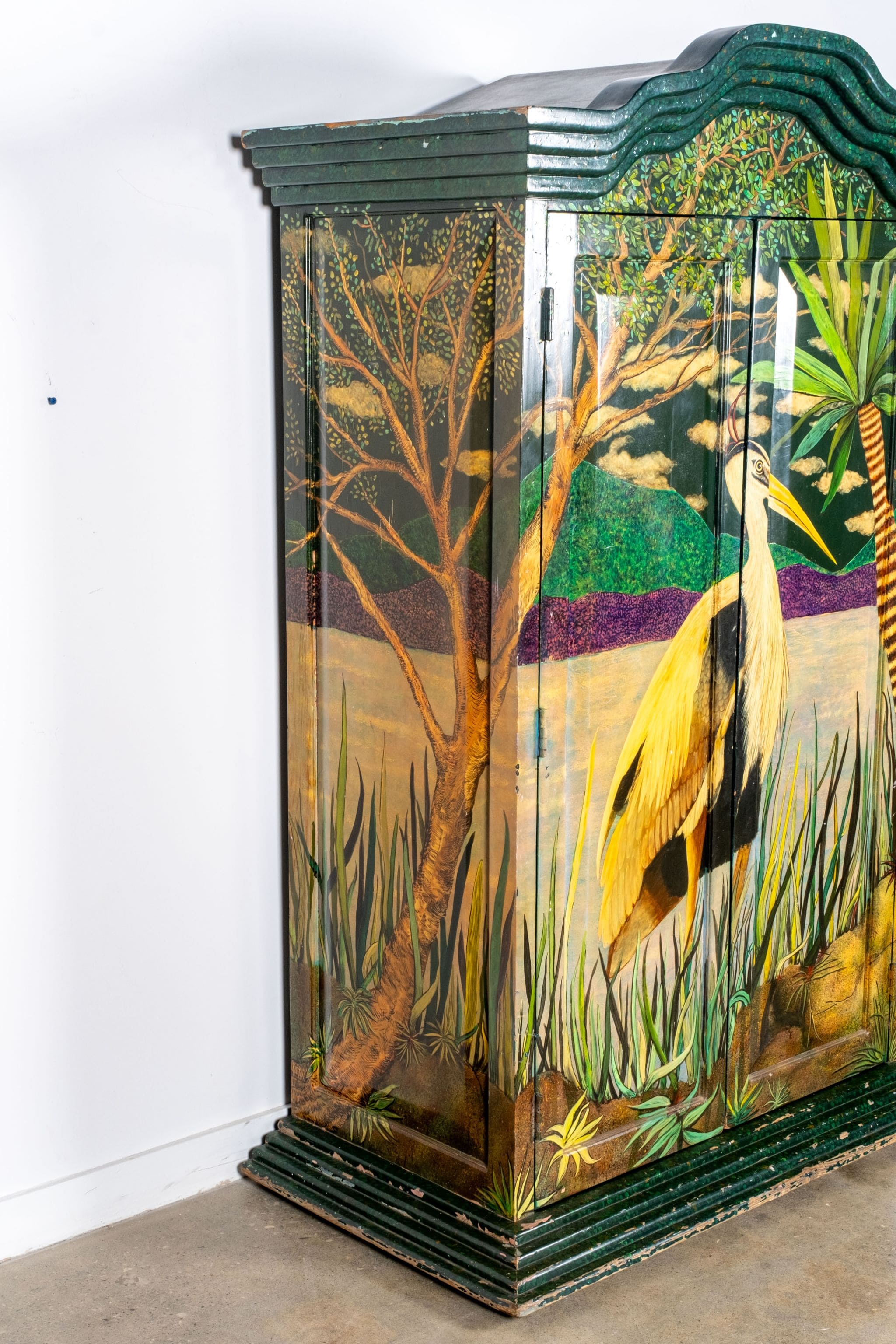 1970s Handpainted Mexican Cabinet