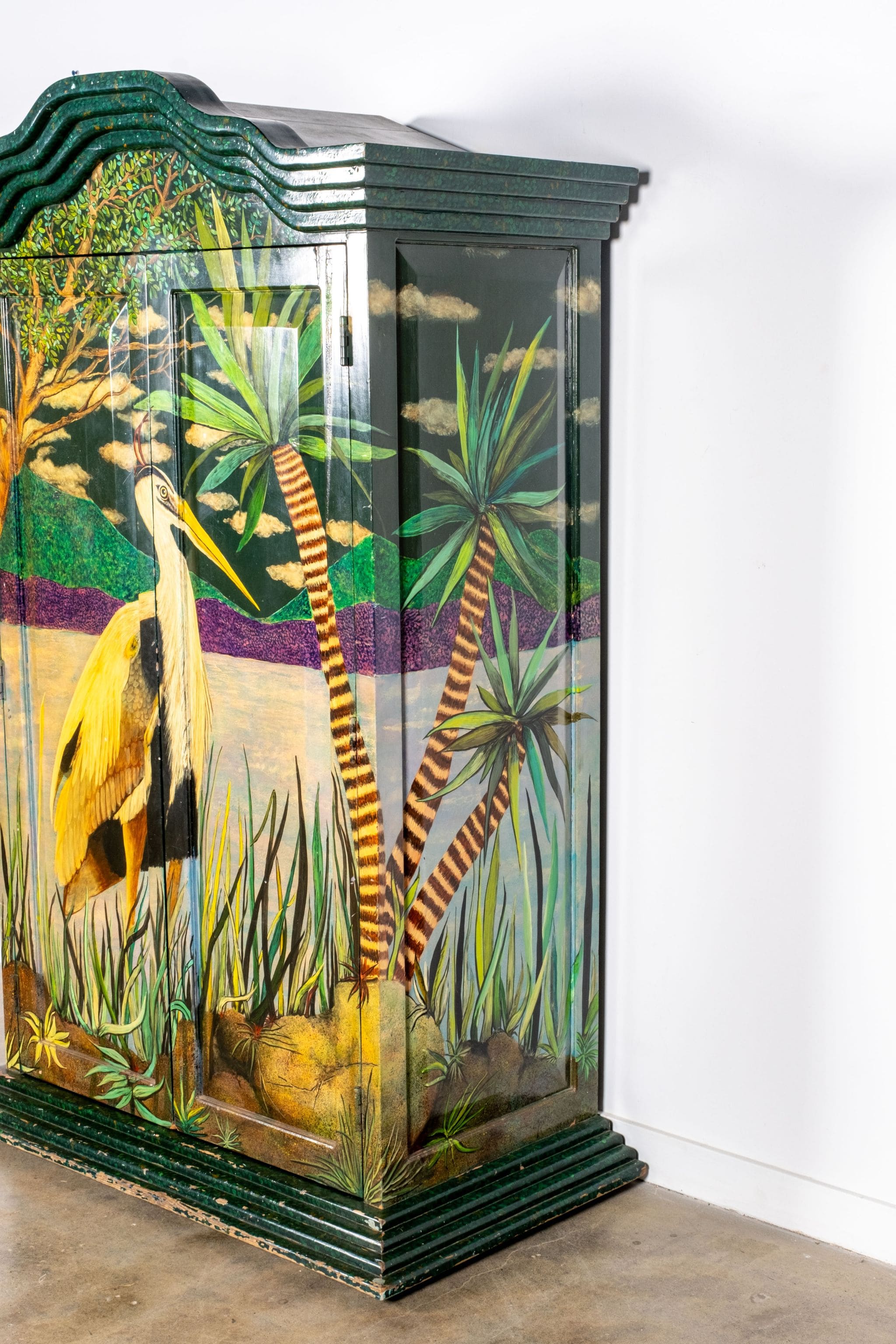 1970s Handpainted Mexican Cabinet