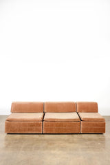 1970s Modular Mohair Sofa