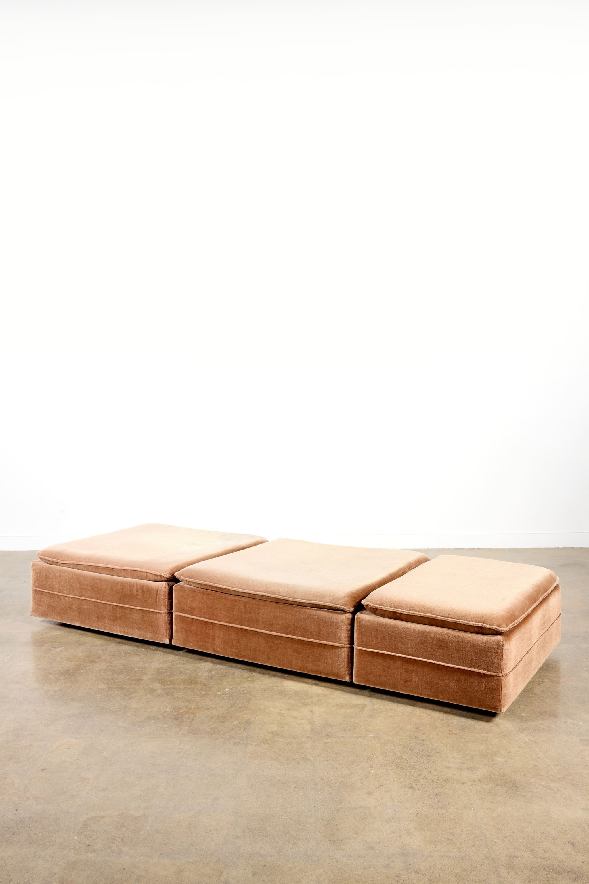 1970s Modular Mohair Sofa
