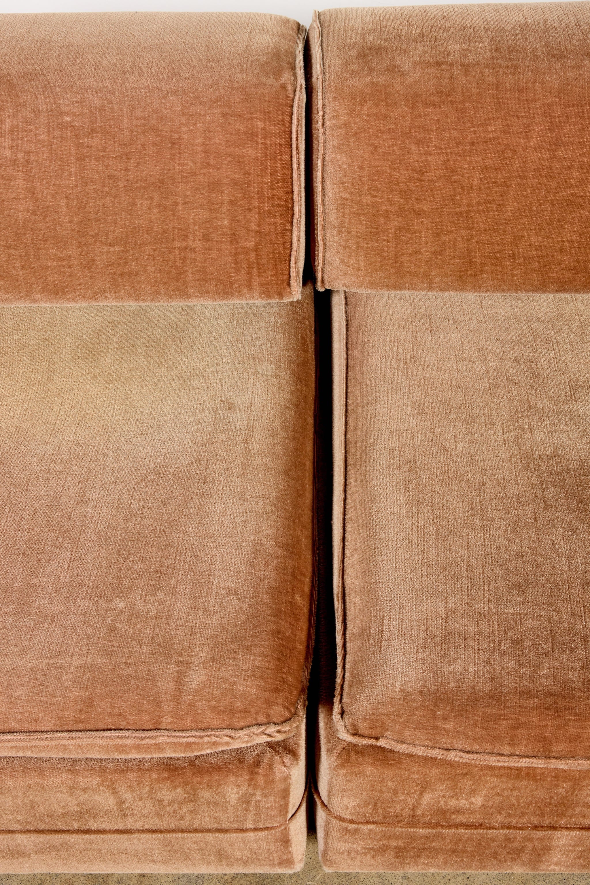 1970s Modular Mohair Sofa