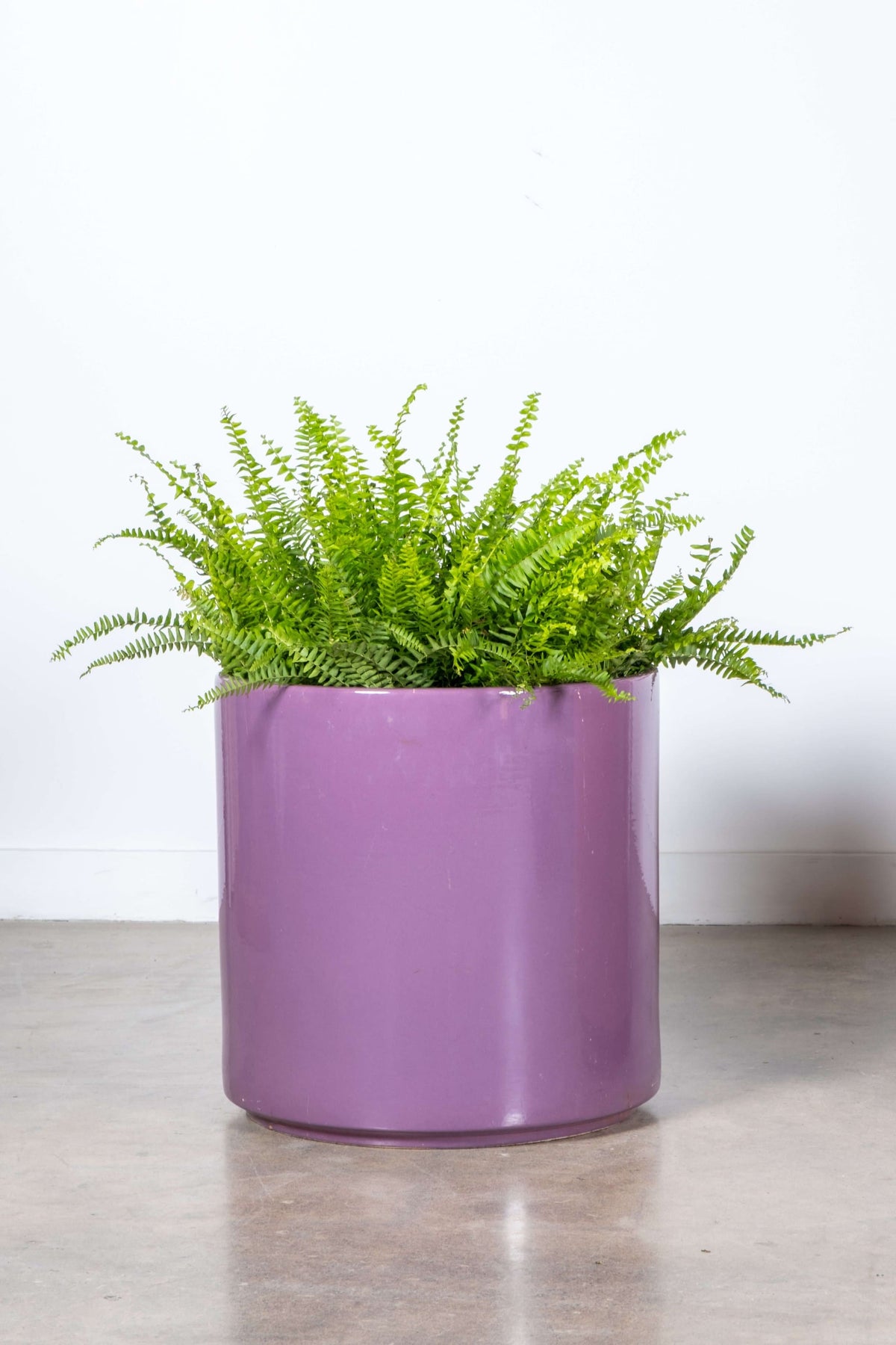 1980s Gainey California Planter, Purple