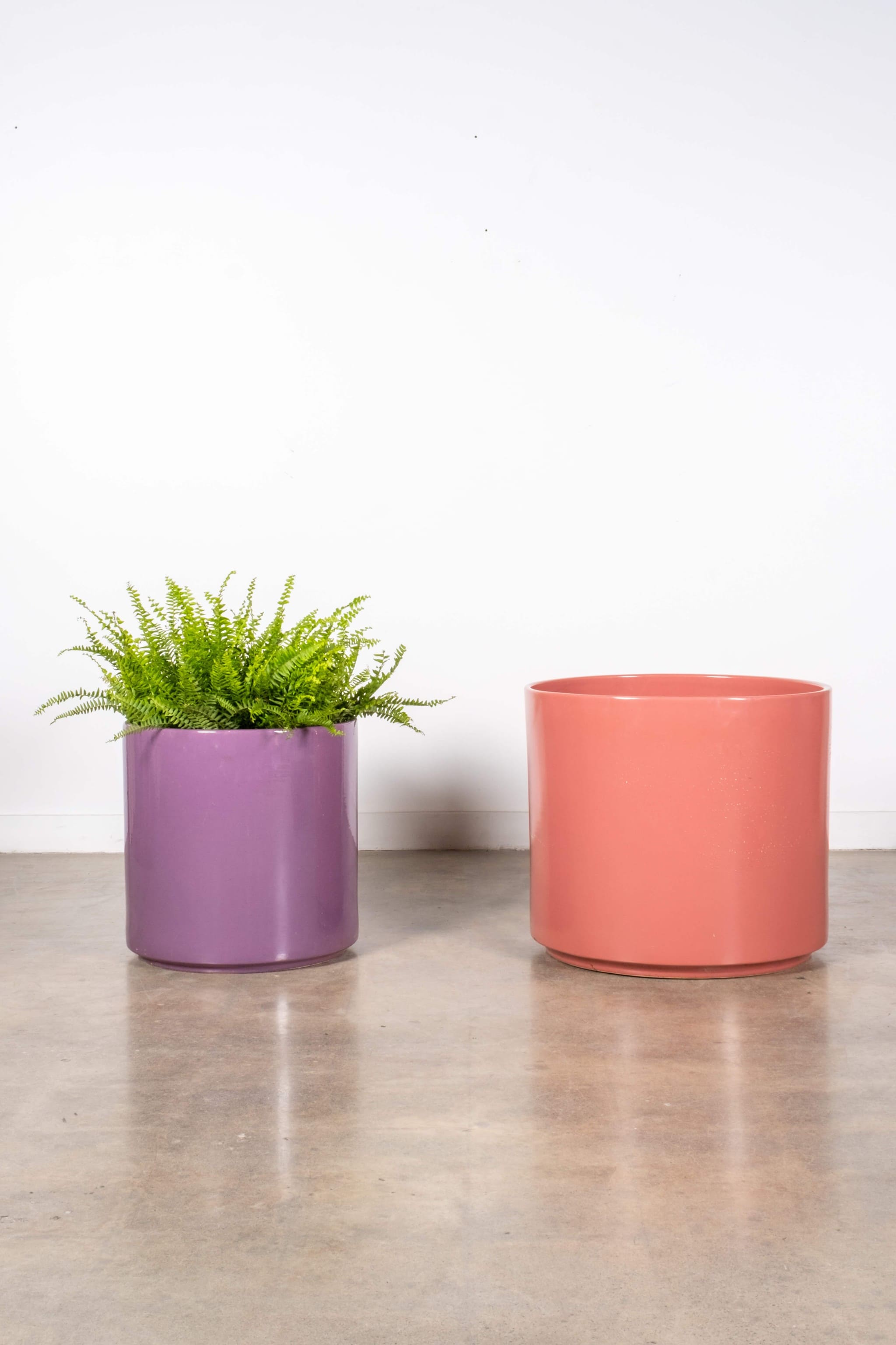 1980s Gainey California Planter, Large Pink