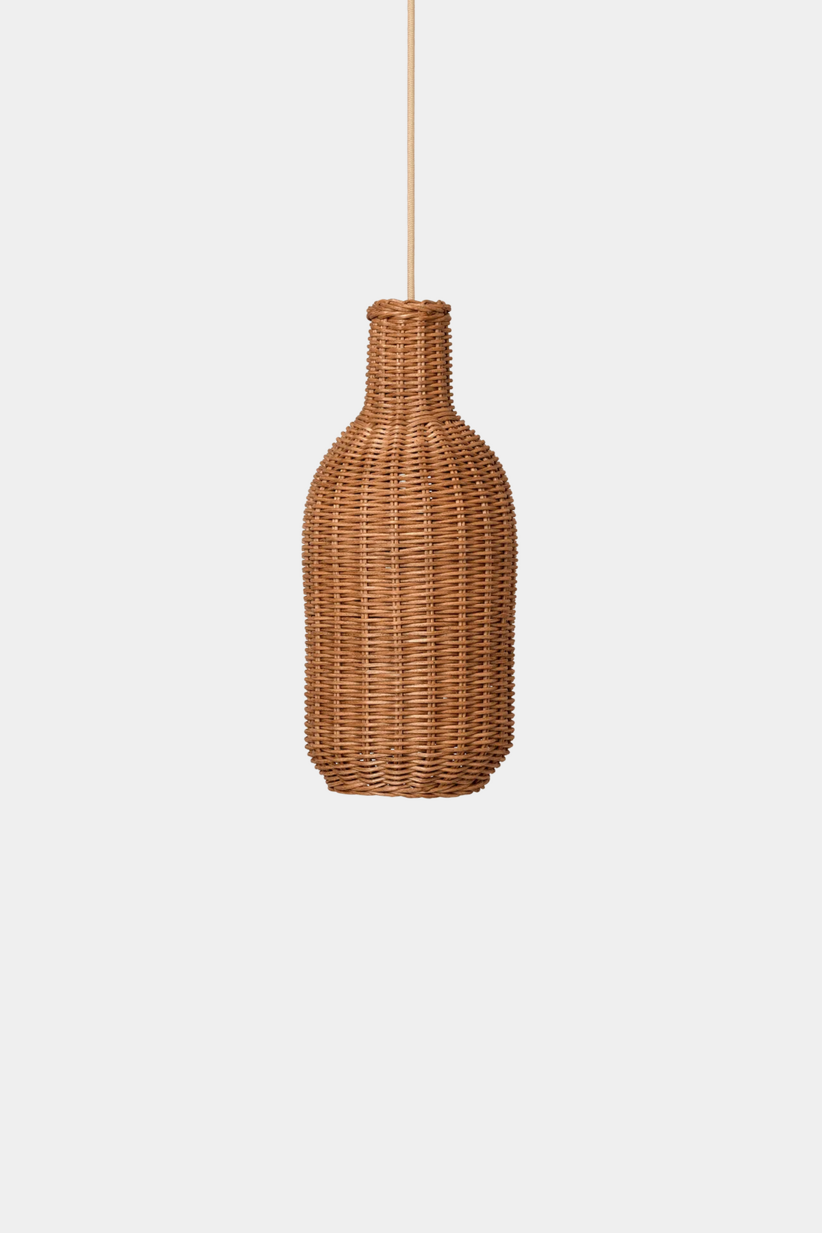 Braided Bottle Lamp Shade
