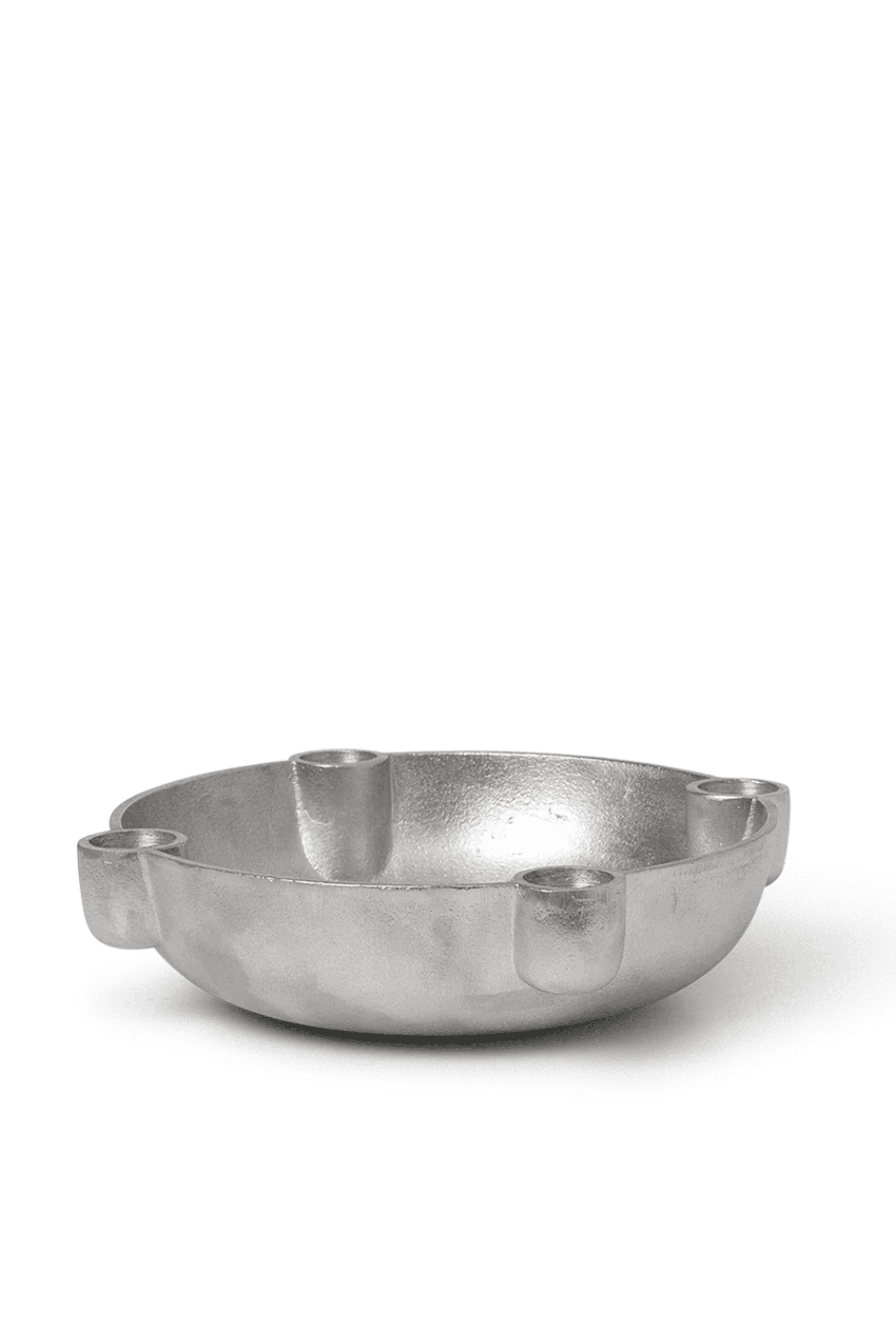 Bowl Candle Holder - Medium - Aluminum