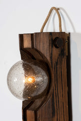 2-Globe Brutalist Hanging Light