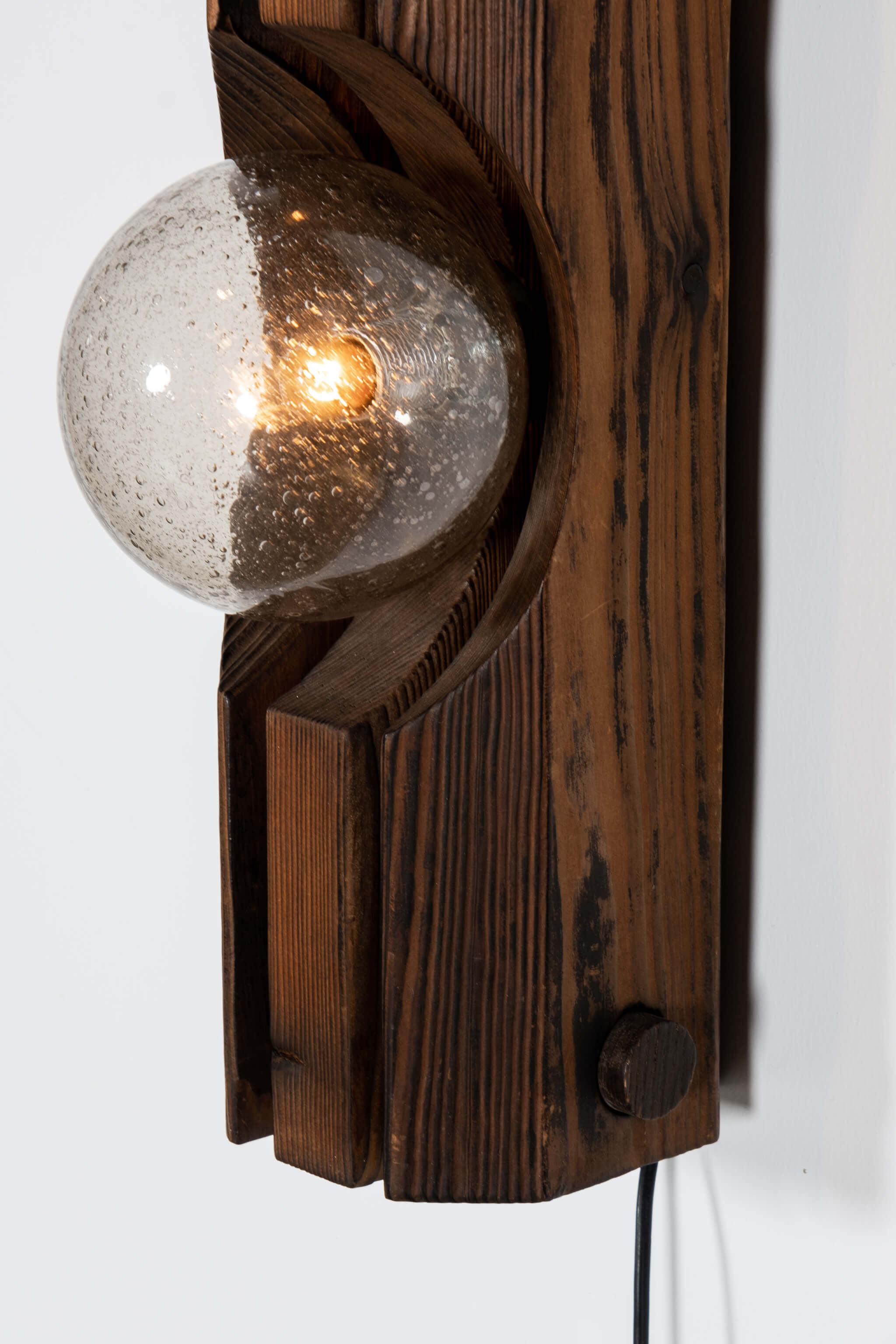 2-Globe Brutalist Hanging Light