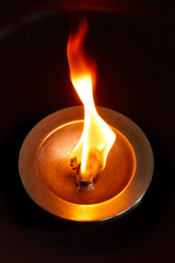 Black Meira Oil Lantern, Medium