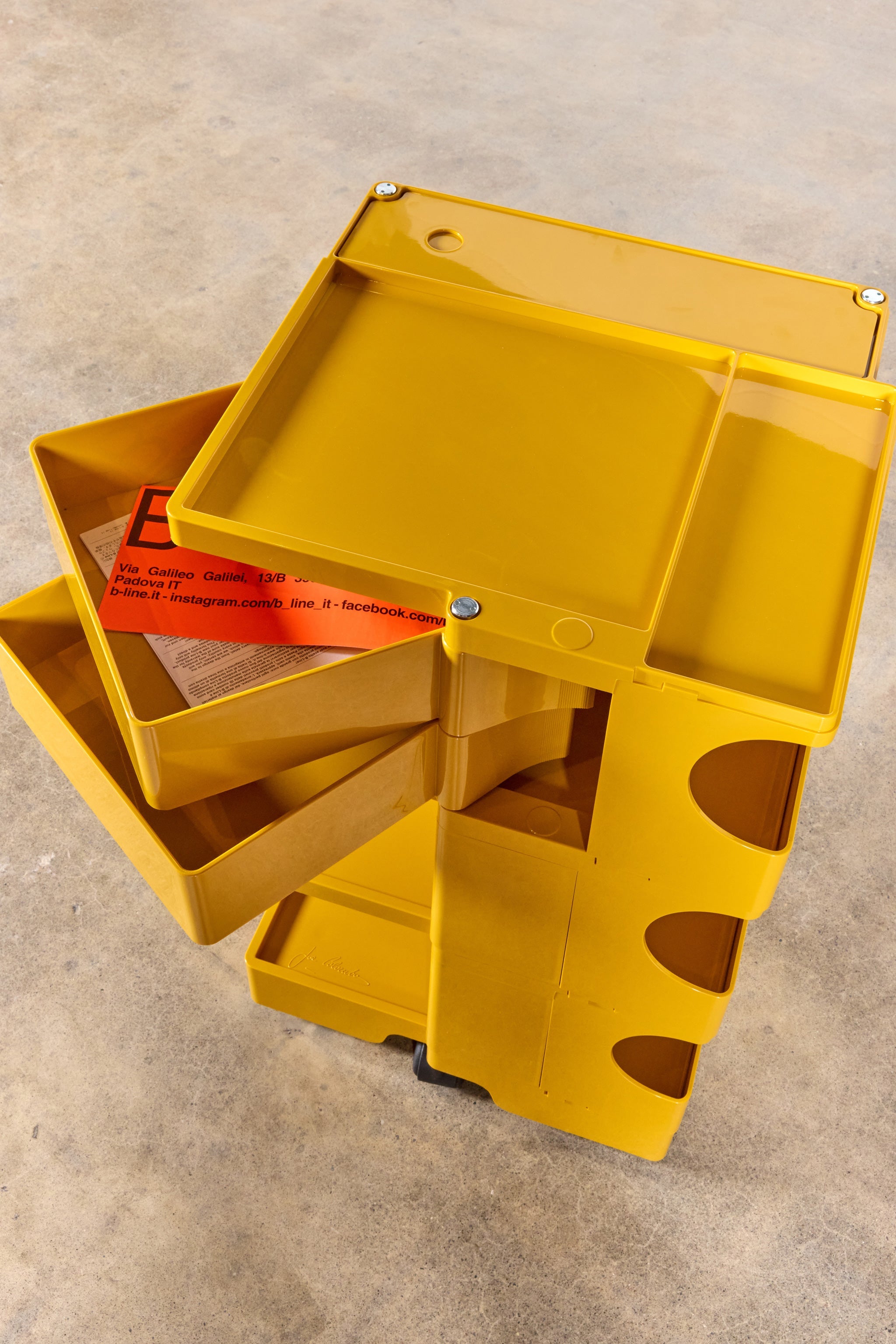 Boby Trolley, 3 Tier/2 Drawer