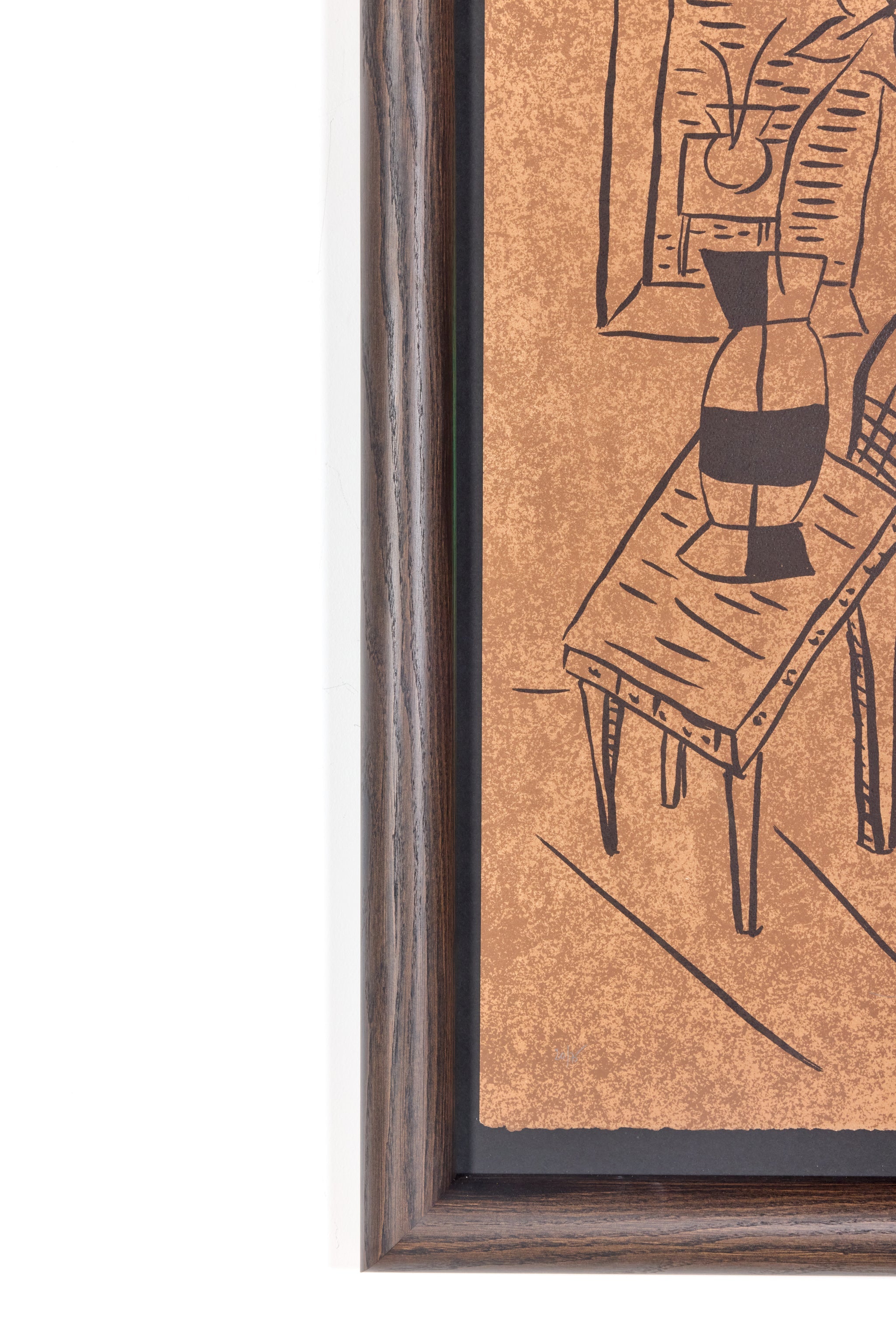 "Vase et Vase" (2006), Signed Lithograph in Frame