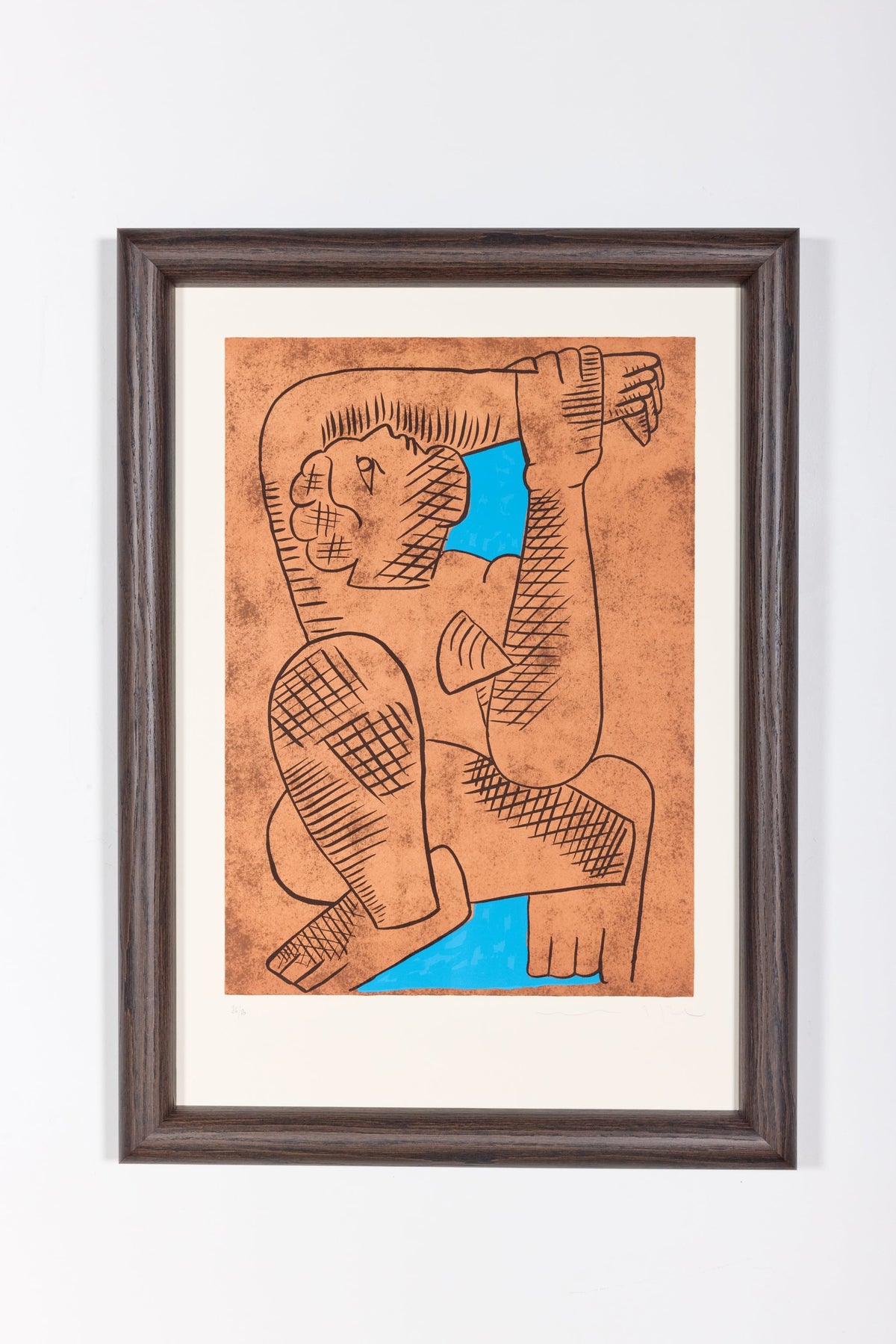 "Mélancolie" (2005), Signed Lithograph in Frame