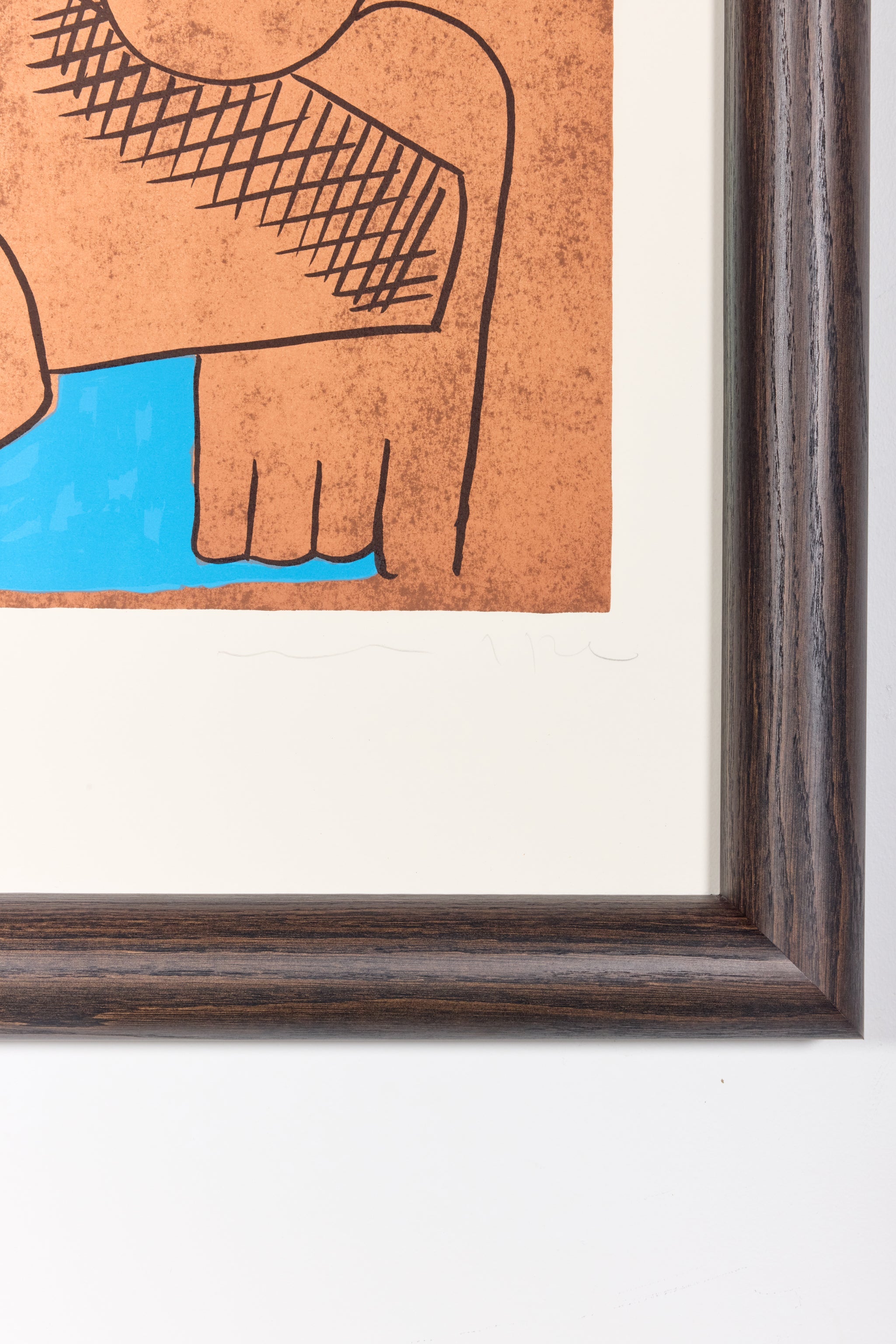 "Mélancolie" (2005), Signed Lithograph in Frame