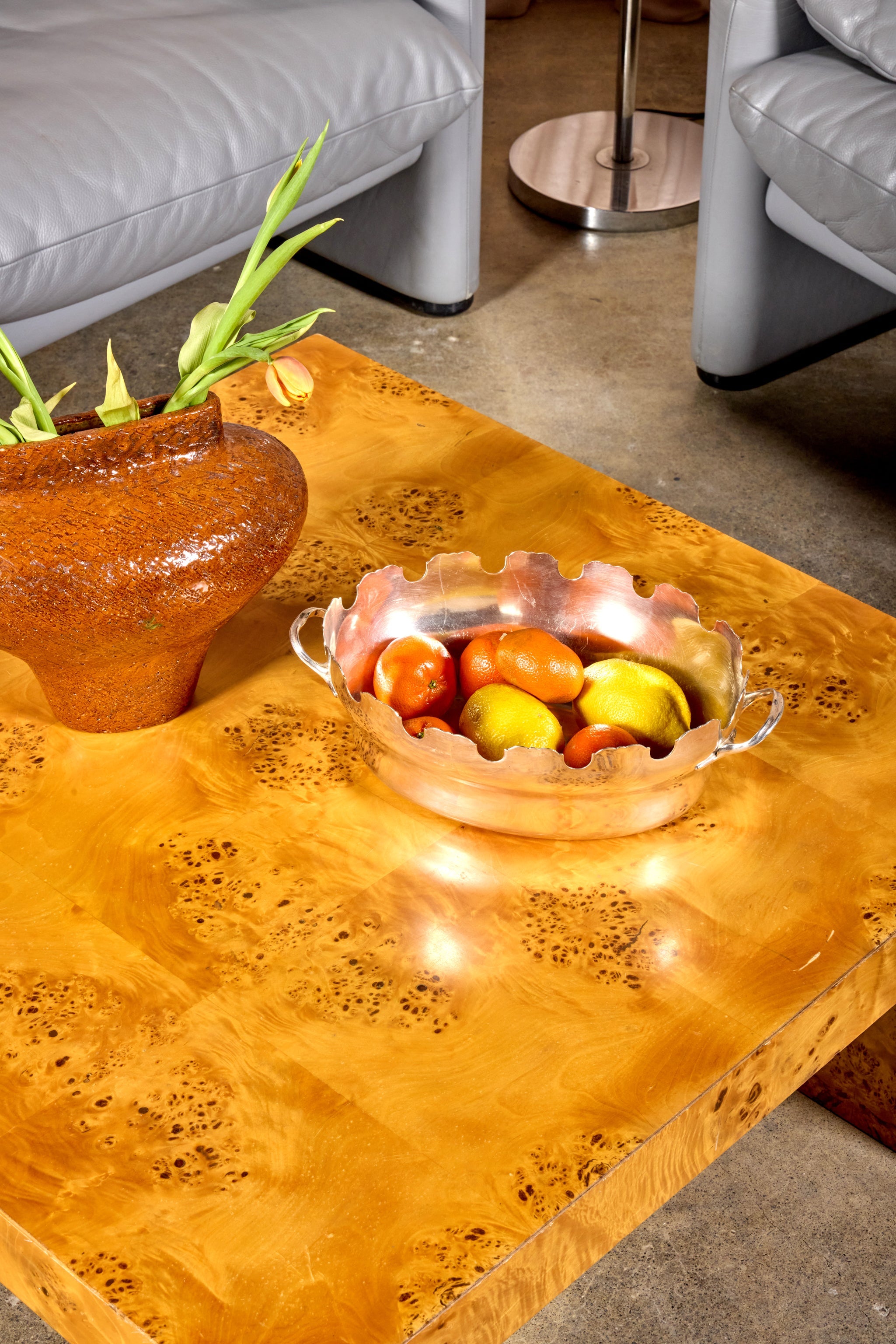 Burl Coffee Table