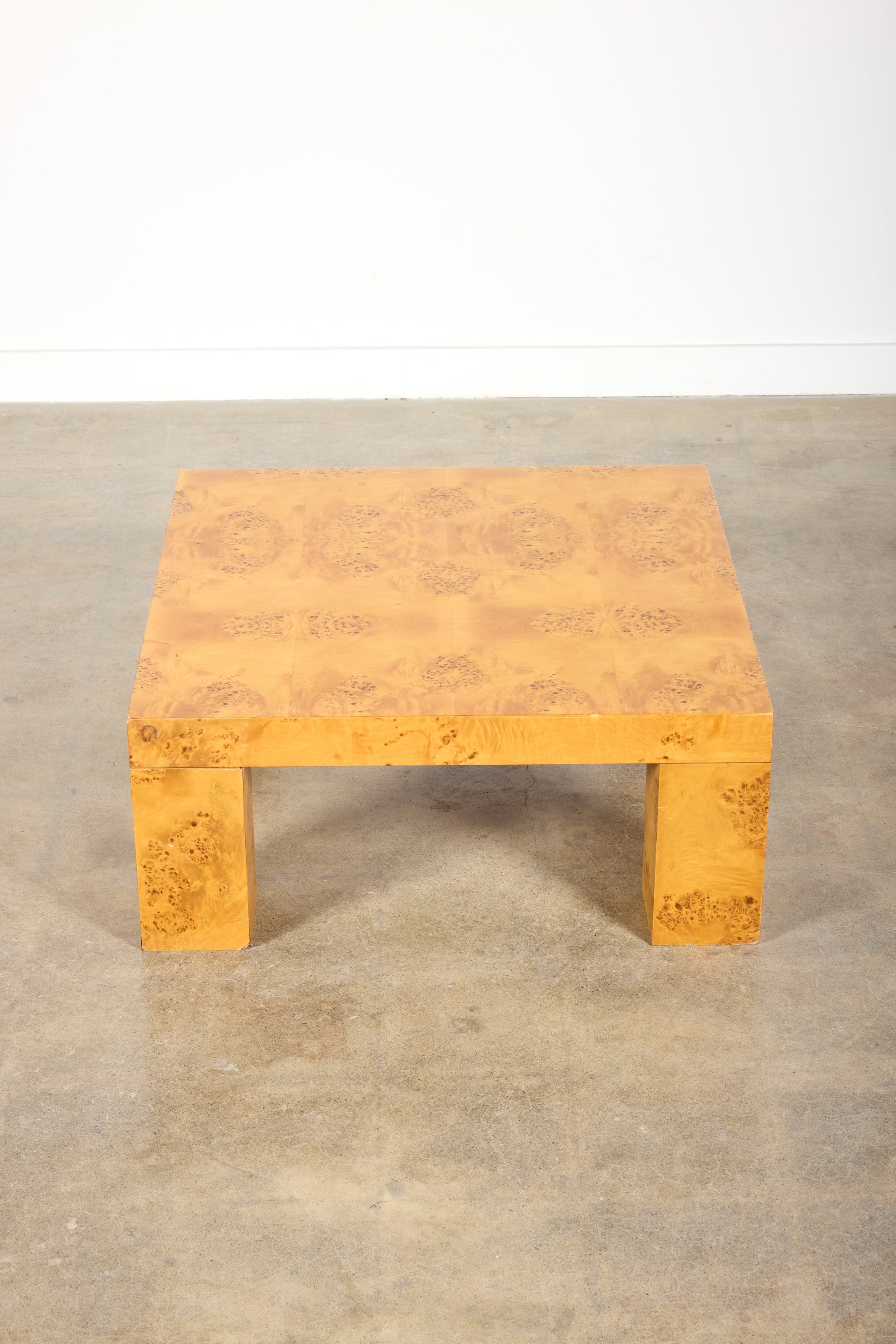 Burl Coffee Table