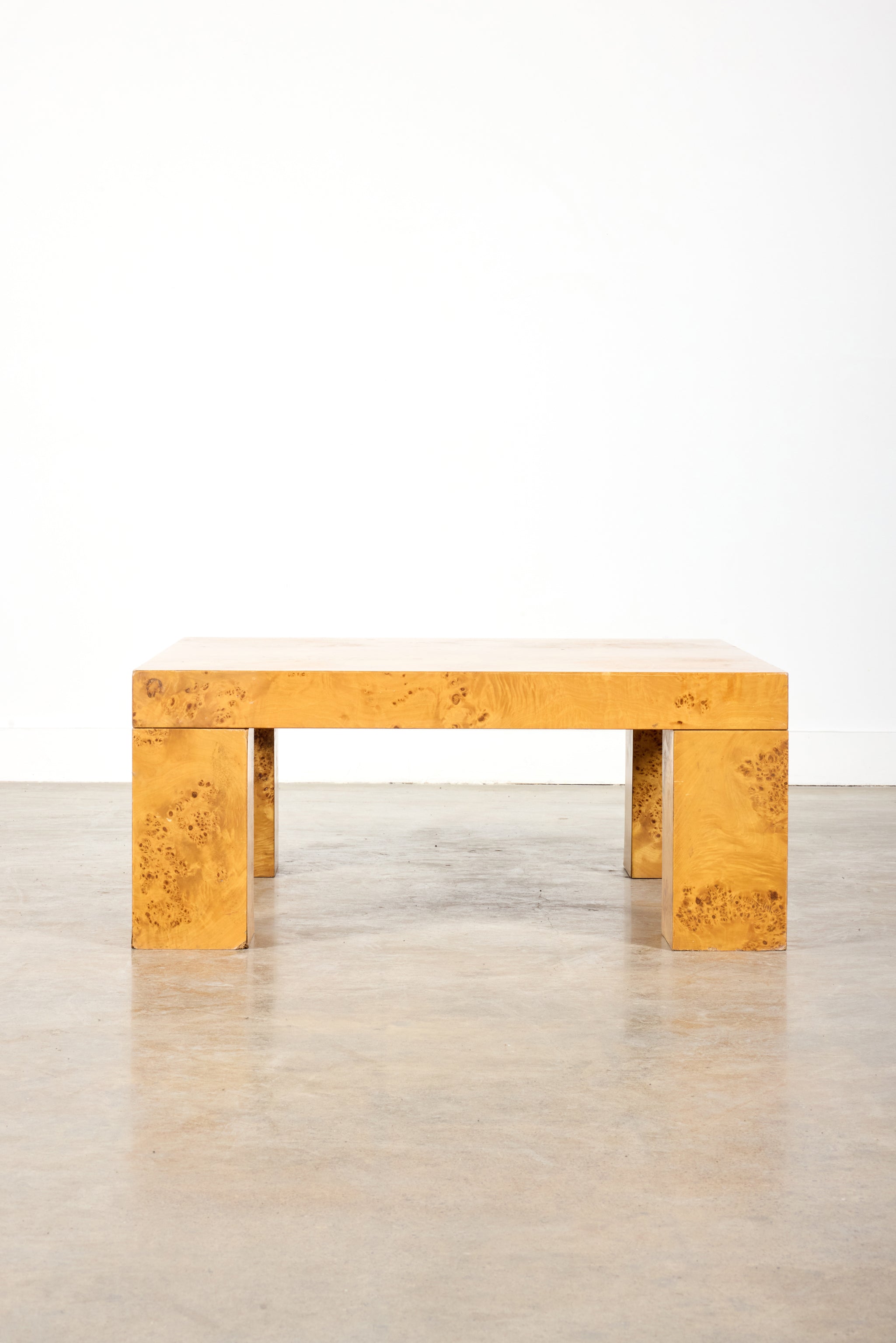 Burl Coffee Table